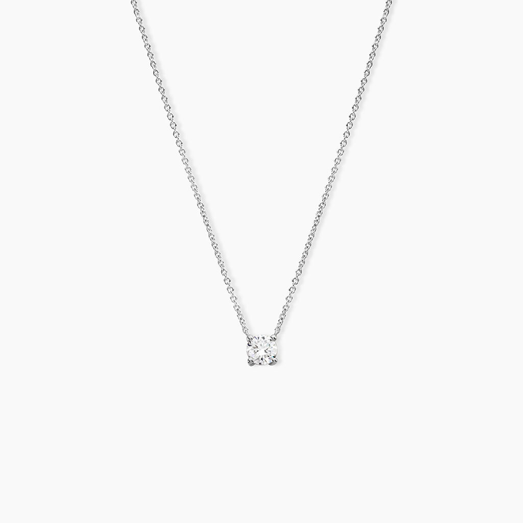 Collier One Or Blanc Diamant - Colliers Femme | Histoire d&rsquo;Or