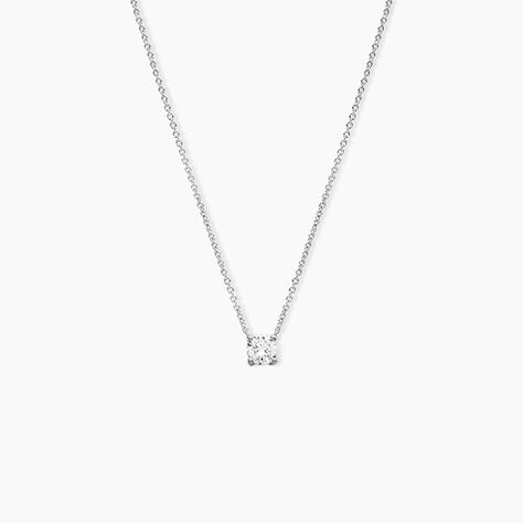 Collier One Or Blanc Diamant - Colliers Femme | Histoire d&rsquo;Or