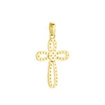 Pendentif Chastity Or Jaune Oxyde De Zirconium - Pendentifs Communion Femme | Histoire d&rsquo;Or