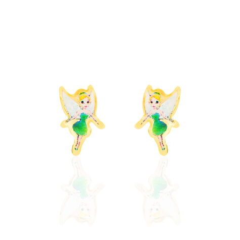 Boucles D'oreilles Puces Feerie Or Jaune - Clous d'oreilles Enfant | Histoire d’Or