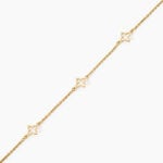 Bracelet Kalia Argent Dor&eacute; A L'Or 750/1000 - Bijoux sans pierre Femme | Histoire d&rsquo;Or