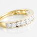 Demi-alliance Or Jaune Valentine Diamants Synthetique - Alliances Femme | Histoire d’Or
