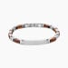 Bracelet Identité Acier Blanc Jorg - Bracelets Homme | Histoire d’Or