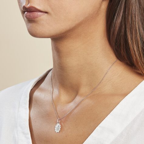 Pendentif Ange Nuage Or Blanc - Pendentifs Baptême Famille | Histoire d’Or