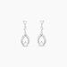 Boucles D'oreilles Pendantes Istanbul Argent Blanc Oxyde De Zirconium - Boucles d'oreilles fantaisie Femme | Histoire d’Or