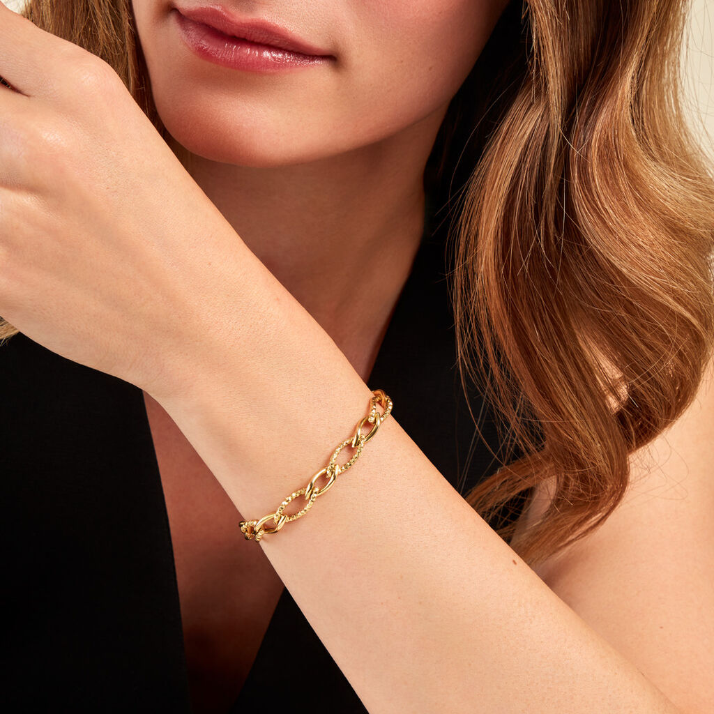 Bracelet Alexius Or Jaune - Bracelets chaîne Femme | Histoire d’Or