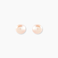 Boucles D'oreilles Puces Ursulina Or Jaune Perle De Culture
