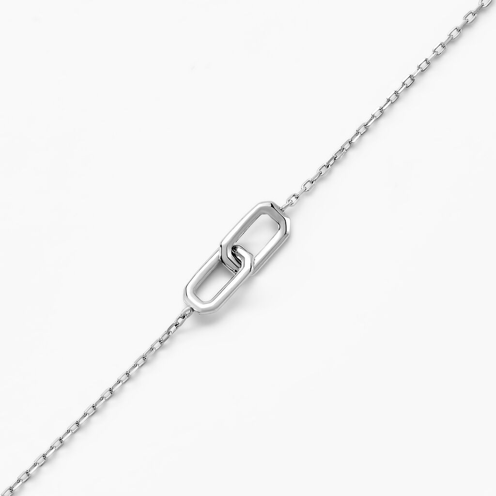 Bracelet Harmony Argent Blanc - Bijoux sans pierre Homme | Histoire d&rsquo;Or
