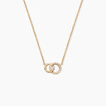 Collier Poeae Plaqu&eacute; Or Jaune Oxyde De Zirconium - Colliers fantaisie Femme | Histoire d&rsquo;Or