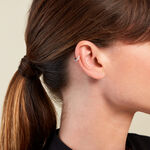 Bague D'oreille Unitaire Nandie Argent Blanc Oxyde De Zirconium - Boucles d'oreilles fantaisie Femme | Histoire d&rsquo;Or