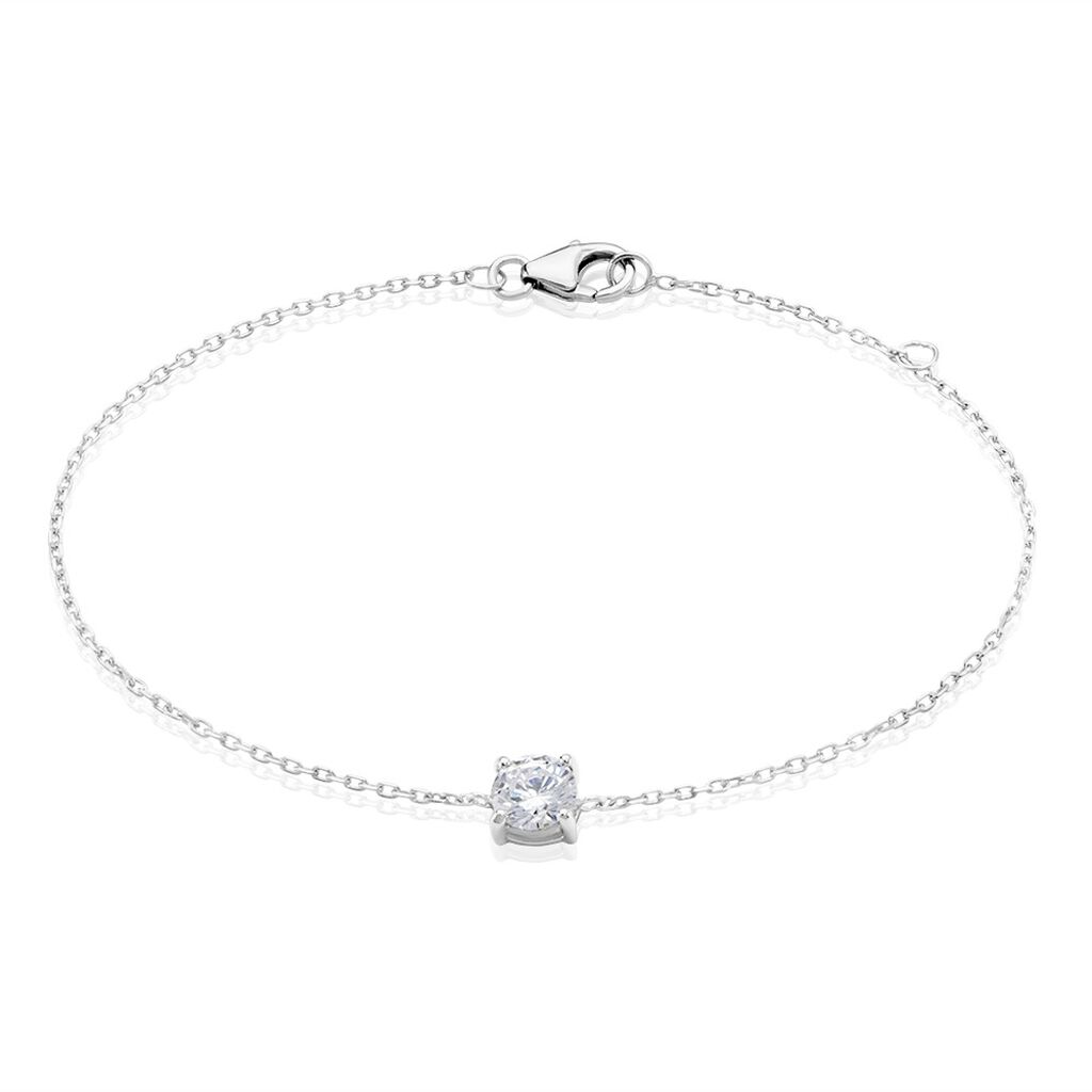Bracelet Argent Blanc Lylwenn Oxyde De Zirconium - Bracelets Femme | Histoire d’Or