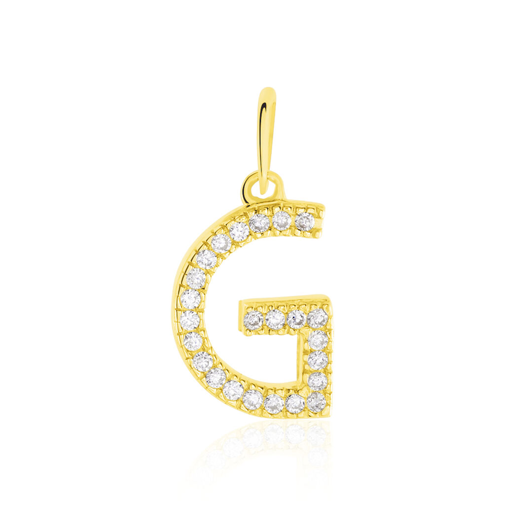 Pendentif Lettre G Or Jaune Oxyde - Pendentifs Famille | Histoire d’Or