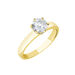 Bague Solitaire Natalia Or Jaune Diamant Synthetique - Bagues solitaires Femme | Histoire d’Or