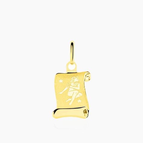 Pendentif Lamie Zodiaque Parchemin Or Jaune - Pendentifs Communion Famille | Histoire d’Or