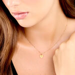Collier Ivette Acier Jaune Oxyde De Zirconium - Colliers fantaisie Femme | Histoire d&rsquo;Or