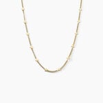 Collier Eva Acier Jaune - Colliers fantaisie Femme | Histoire d&rsquo;Or