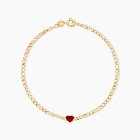 Bracelet Sweetheart Argent Dor&eacute; A L'Or 750/1000 - F&ecirc;te des m&egrave;res Femme | Histoire d&rsquo;Or