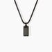 Collier Line Acier Noir - Colliers fantaisie Homme | Histoire d&rsquo;Or