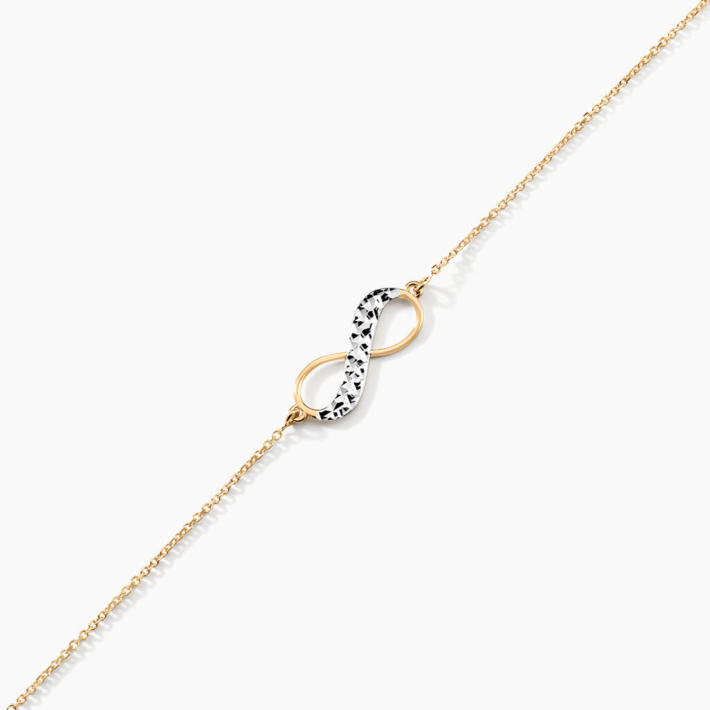 Bracelet Lyana Infini Diamante Or Jaune - Bracelets Femme | Histoire d’Or