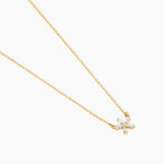 Collier Ilyna Or Jaune Oxyde De Zirconium - Colliers Enfant | Histoire d&rsquo;Or
