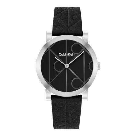 Montre Calvin Klein Monogram Noir - Nouveautés Femme | Histoire d’Or