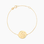 Bracelet Cobeia Maille For&ccedil;at Or Jaune - Bracelets Communion Enfant | Histoire d&rsquo;Or