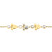 Bracelet Disney Acier Doré Oxyde - Bracelets fantaisie Femme | Histoire d’Or