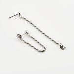 Boucles D'oreilles Pendantes Argent Blanc Renae - Boucles d'oreilles fantaisie Femme | Histoire d&rsquo;Or