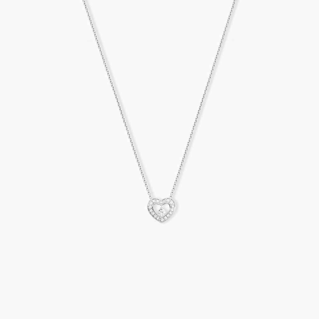 Collier Purete Or Blanc Diamant - Colliers Femme | Histoire d’Or