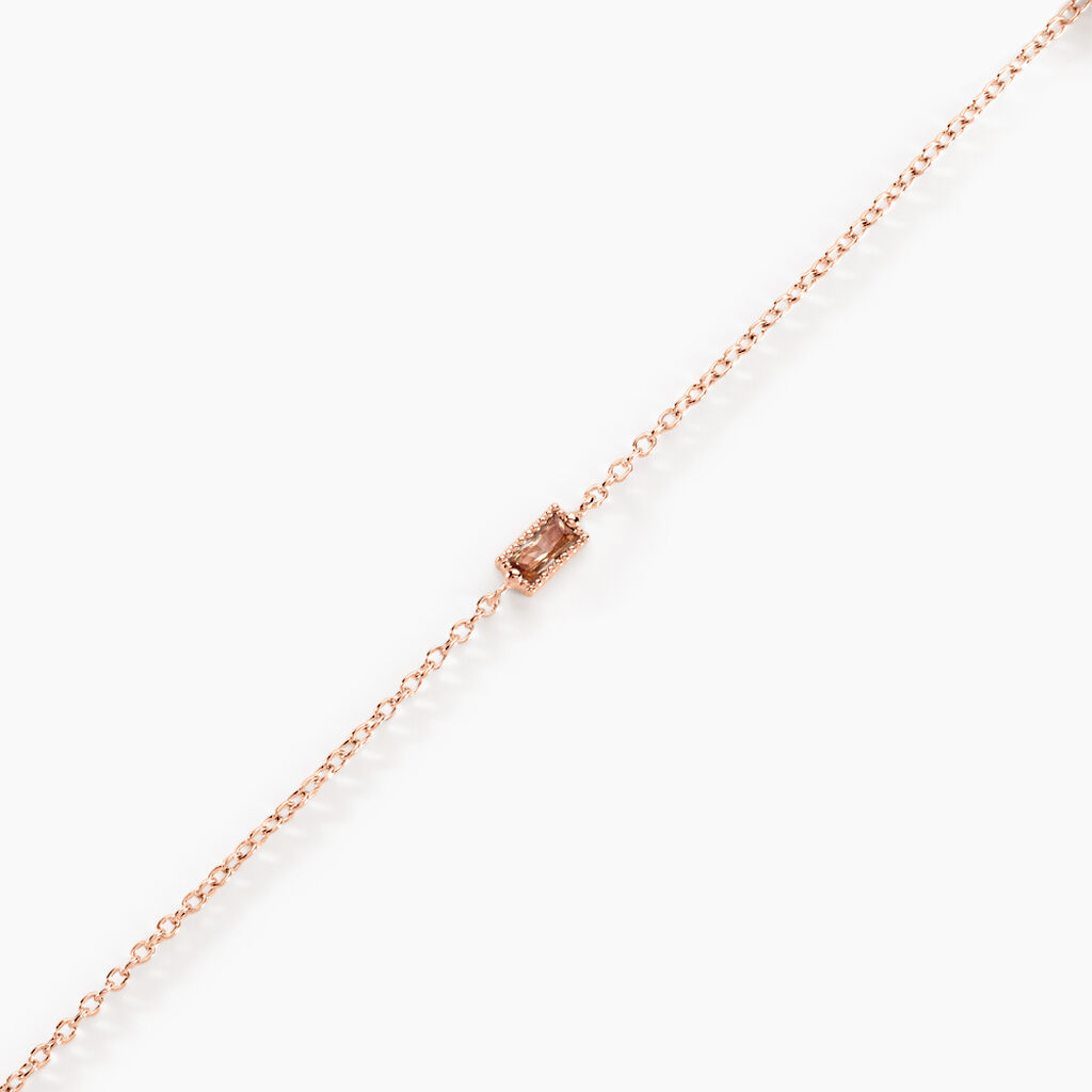 Bracelet Rio Argent Rose Oxyde De Zirconium - Bracelets Femme | Histoire d&rsquo;Or
