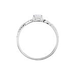 Solitaire Or Blanc Sevastiane Oxyde De Zirconium - Bagues solitaires Femme | Histoire d&rsquo;Or