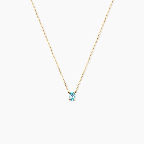 Collier Ovale Or Jaune Topaze - Colliers Femme | Histoire d&rsquo;Or