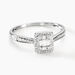 Bague Collection 1986 Or Blanc Diamant - Bagues solitaires Femme | Histoire d’Or