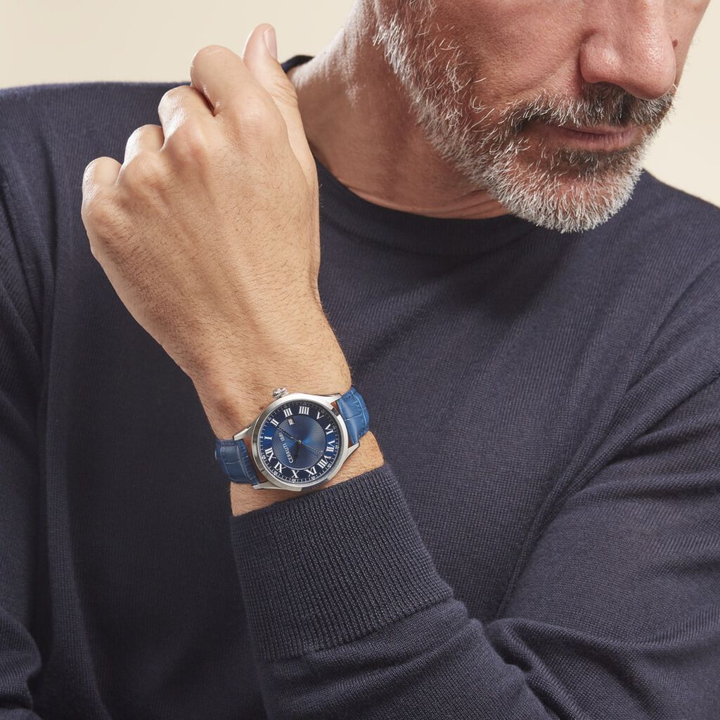 Montre Cerruti Torcegno Bleu - Montres Homme | Histoire d’Or