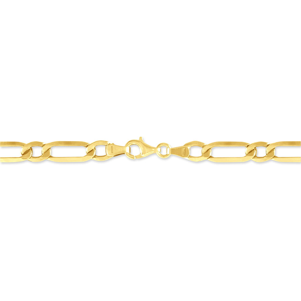 Bracelet Ophelio Maille Alternee 1/1 Or Jaune - Bracelets chaîne Homme | Histoire d’Or