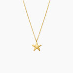 Collier Gwenn Acier Jaune - Bijoux sans pierre Femme | Histoire d&rsquo;Or