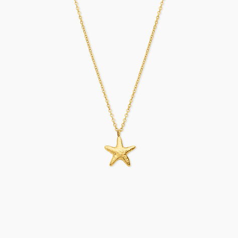 Collier Gwenn Acier Jaune - Bijoux sans pierre Femme | Histoire d&rsquo;Or
