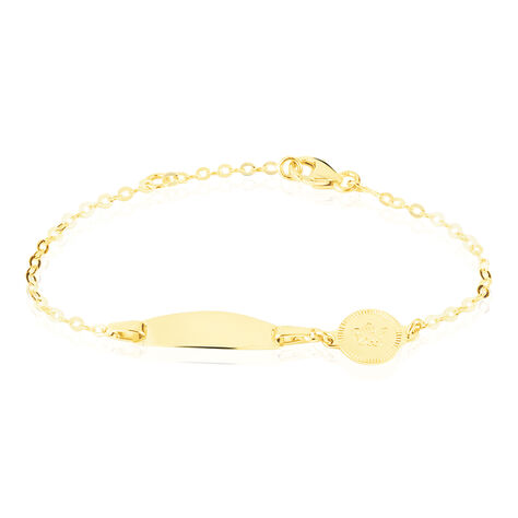 Bracelet Identité Gaspardine Maille Forçat Or Jaune - Bracelets Communion Enfant | Histoire d’Or