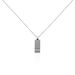 Collier Clement Acier Blanc Oxyde De Zirconium - Colliers fantaisie Homme | Histoire d’Or