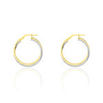 Cr&eacute;oles Tita Or Bicolore - Boucles d'oreilles cr&eacute;oles Femme | Histoire d&rsquo;Or