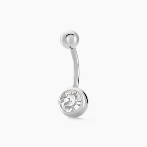 Piercing De Nombril Santuzza Acier Blanc Verre - Bijoux Femme | Histoire d’Or