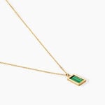 Collier Hallie Or Jaune Malachite - Colliers Femme | Histoire d&rsquo;Or