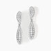 Boucles D'oreilles Pendantes Tiwa Argent Blanc Oxyde De Zirconium - Boucles d'oreilles fantaisie Femme | Histoire d’Or