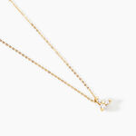 Collier Alpertti Or Jaune Oxyde De Zirconium - Colliers Femme | Histoire d&rsquo;Or