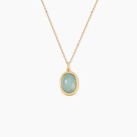 Collier Veina Plaqué Or Jaune Aventurine - Colliers Femme | Histoire d’Or