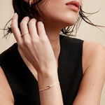 Bracelet Infini Pop Argent Jaune - Bracelets cordon Femme | Histoire d&rsquo;Or