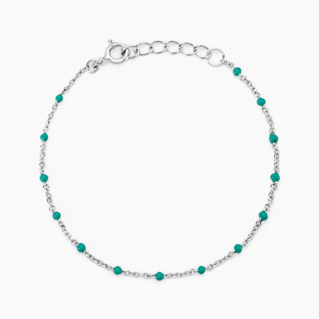 Bracelet Polka Argent Blanc - Bracelets Femme | Histoire d&rsquo;Or