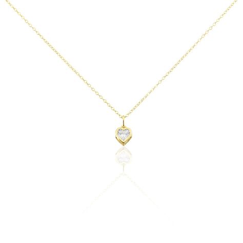 Collier Or Jaune Idony Oxyde De Zirconium - Colliers Femme | Histoire d’Or