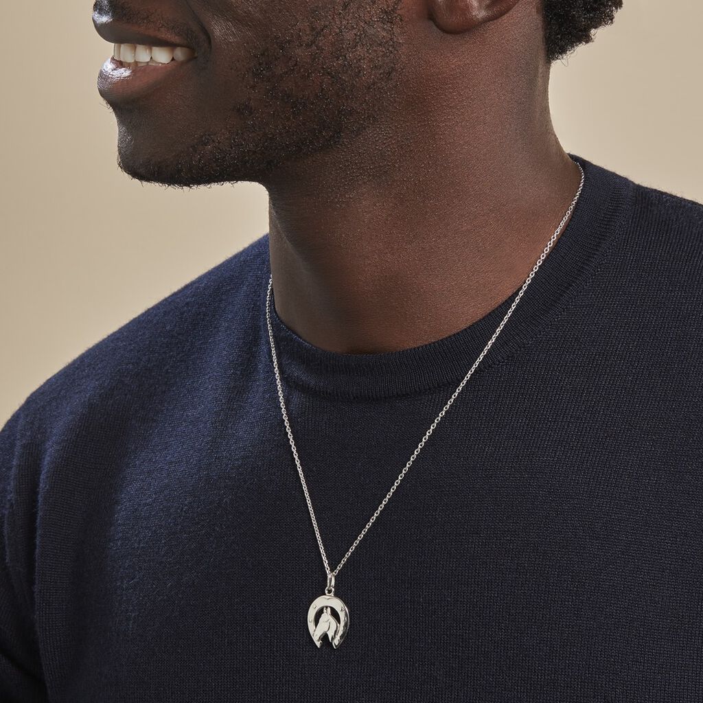 Pendentif Dua Argent Blanc - Pendentifs Famille | Histoire d’Or