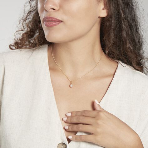 Pendentif Elbertina Or Jaune Perle De Culture - Pendentifs Femme | Histoire d’Or